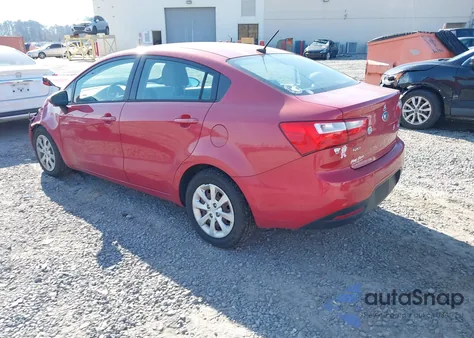 2014 Kia Rio Lx z USA, uszkodzony, nr VIN KNADM4A37E6375293